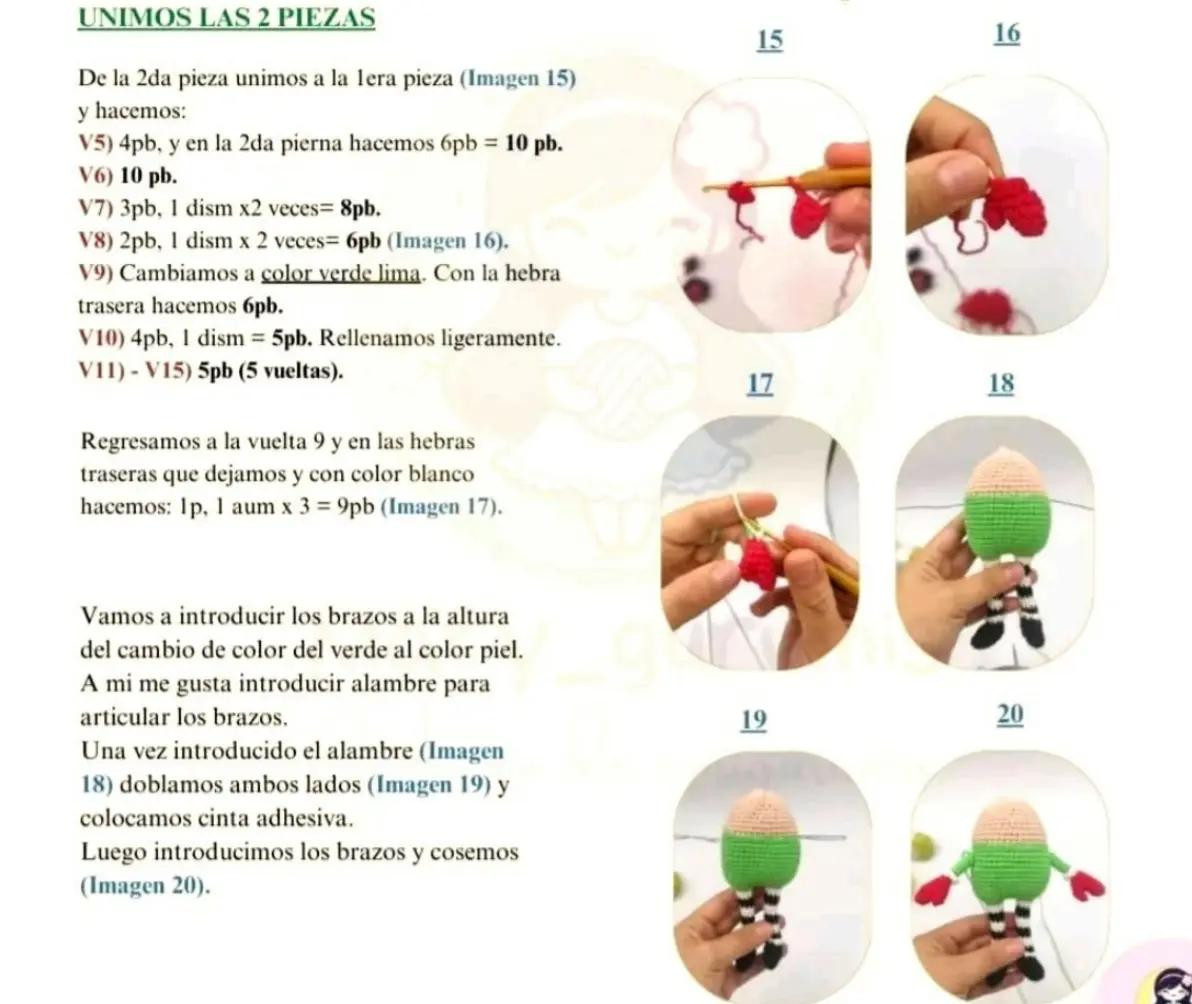 Patrón Gratuito Gnomos Toño y Pancho Navidad