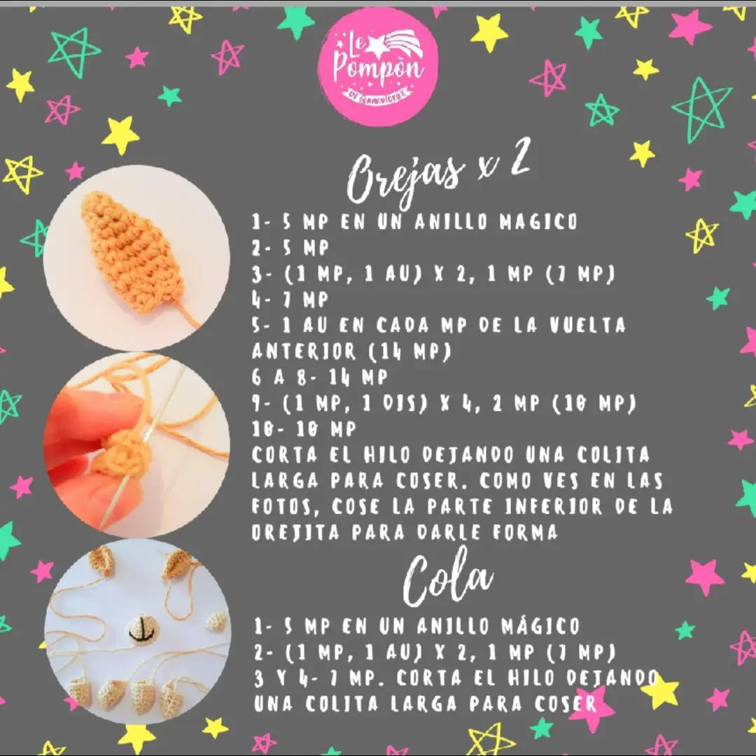 Patrón Gratuito Llamita Amigurumi Tejido a Crochet