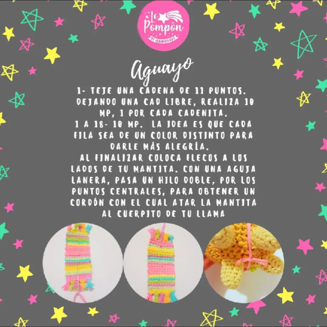 Patrón Gratuito Llamita Amigurumi Tejido a Crochet