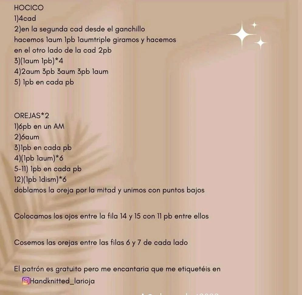 Patrón gratuito llavero perro crochet amigurumi