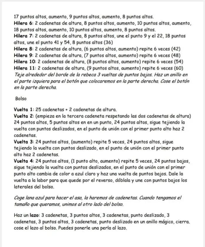 Patrón Gratuito Muñeca Amigurumi Molly con Gorro y Ropa