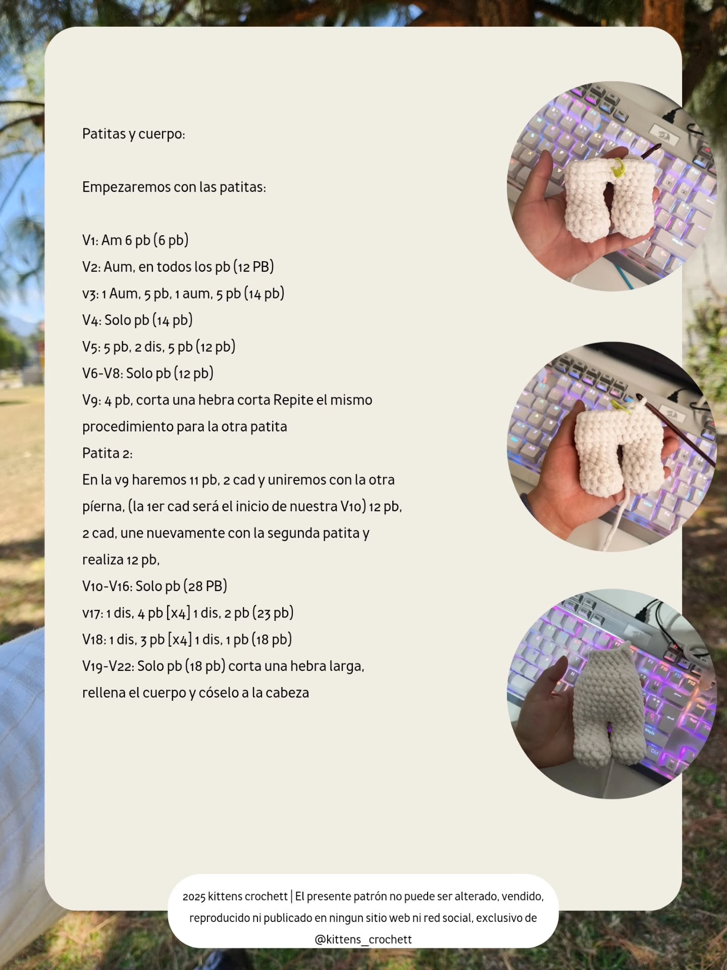 Patrón Gratuito Ovejita Amigurumi con Punto Burbuja y Vestido Azul