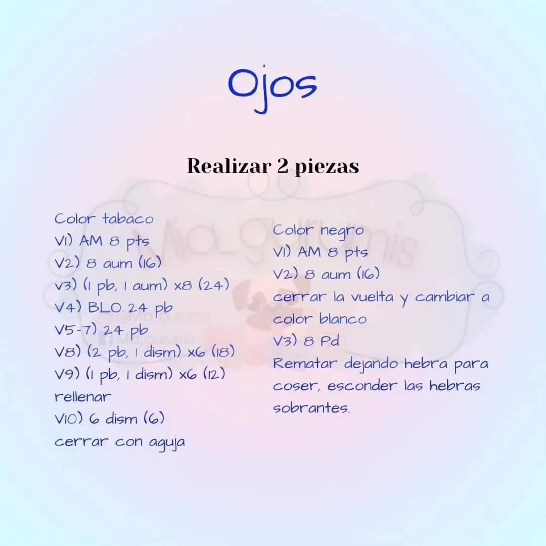 Patrón gratuito para amigurumi Mini Pou con ojos grandes