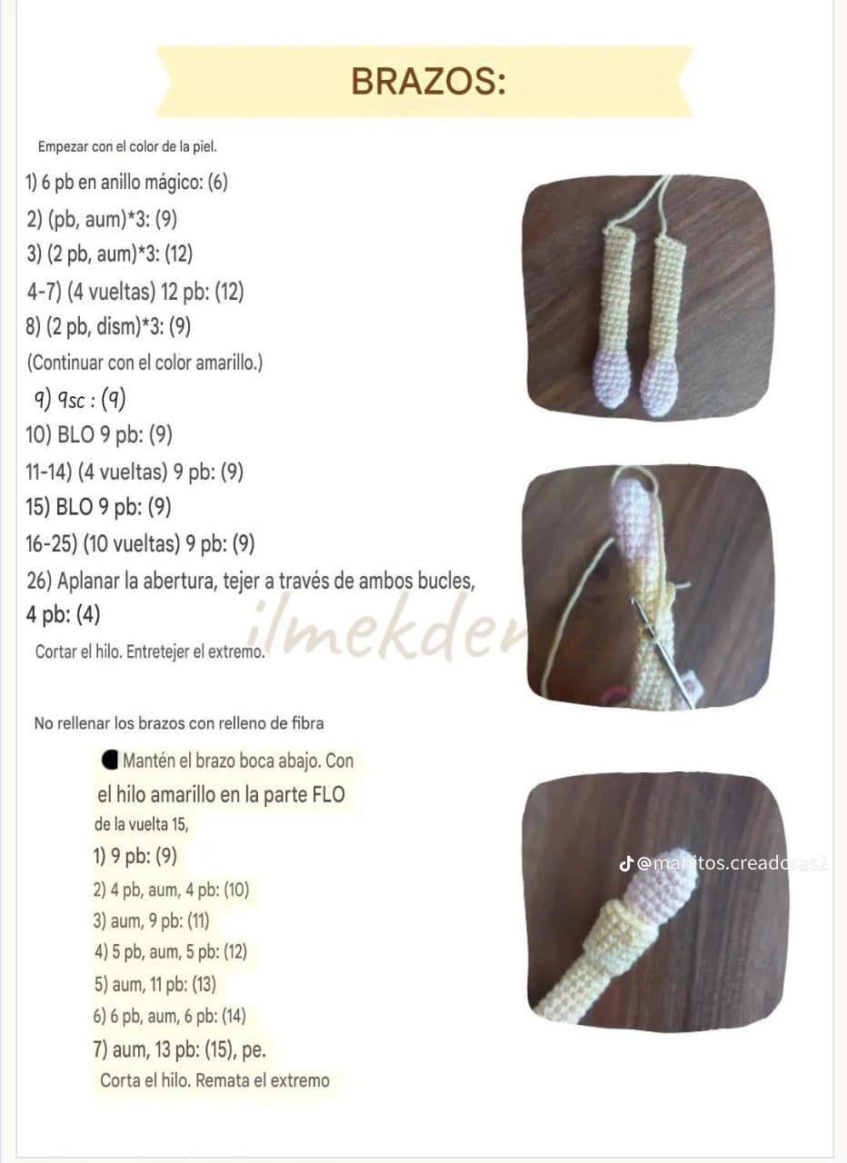 Patrón gratuito para amigurumi Woody de Toy Story en español