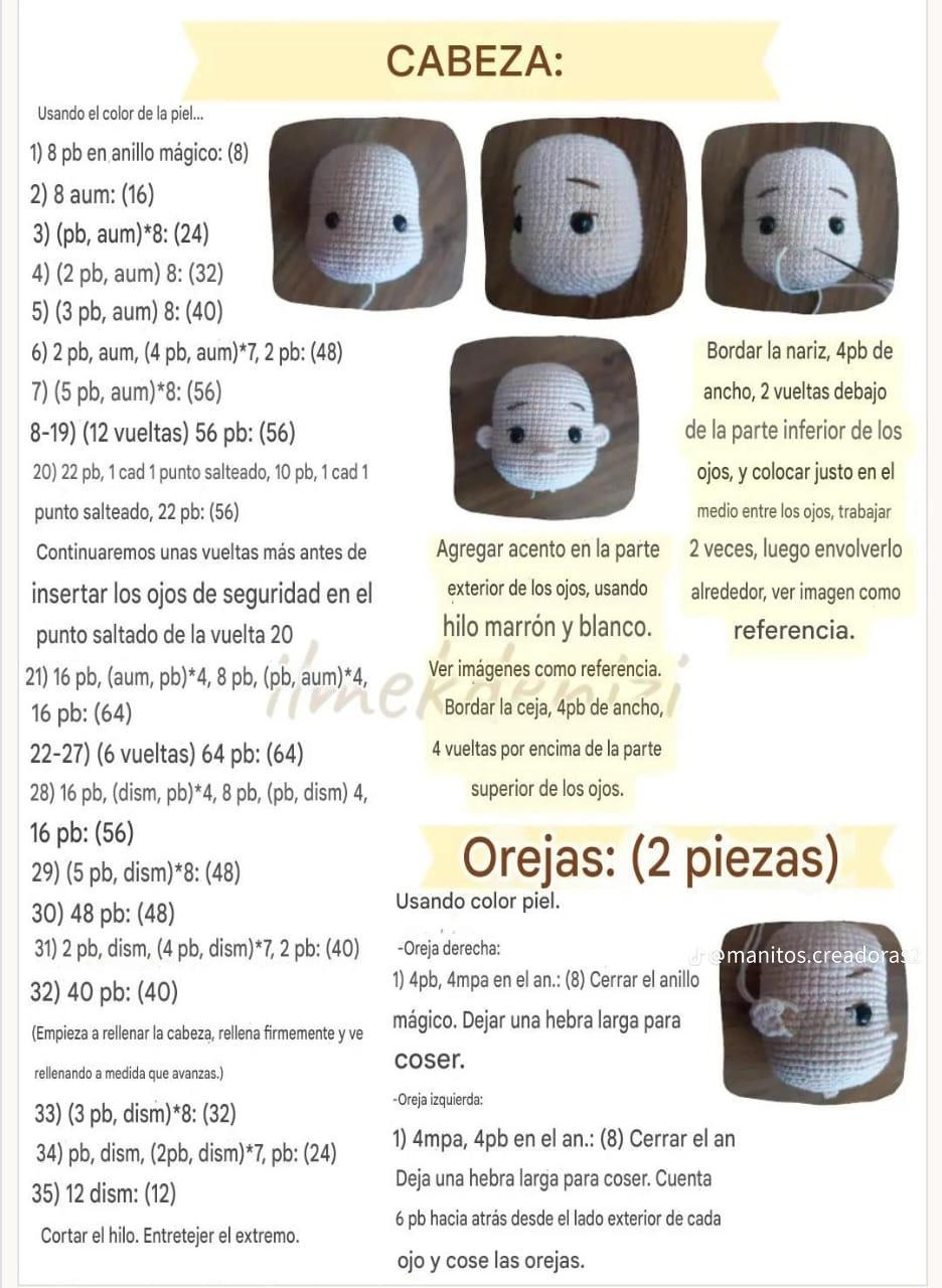 Patrón gratuito para amigurumi Woody de Toy Story en español