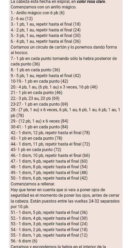 Patrón gratuito Peppa Pig amigurumi de crochet con vestido rojo y flores