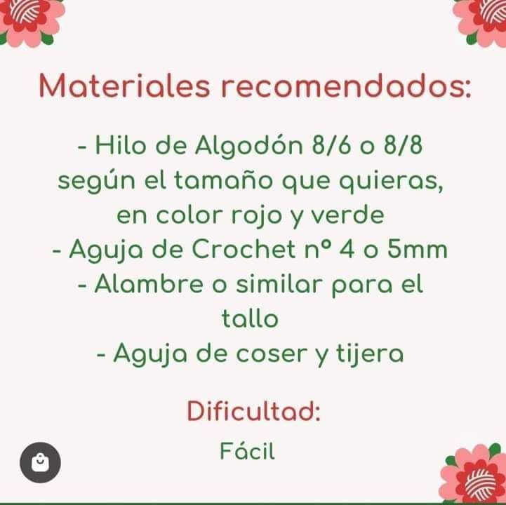 Patrón gratuito: Rosas rojas a crochet para San Valentín