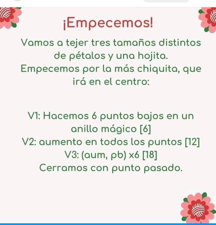 Patrón gratuito: Rosas rojas a crochet para San Valentín