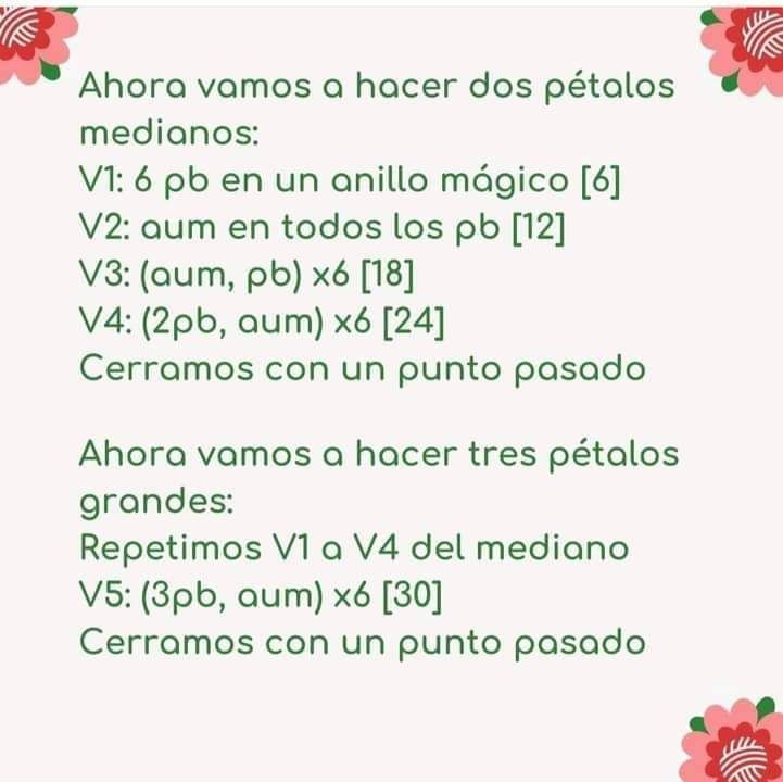 Patrón gratuito: Rosas rojas a crochet para San Valentín