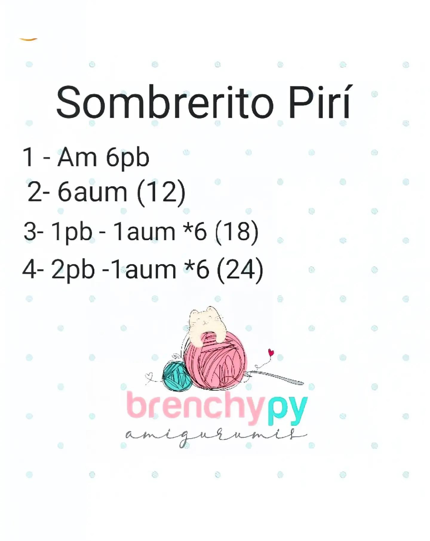 Patrón Gratuito Sombrerito Pirí: Tutorial Paso a Paso para Múñecas