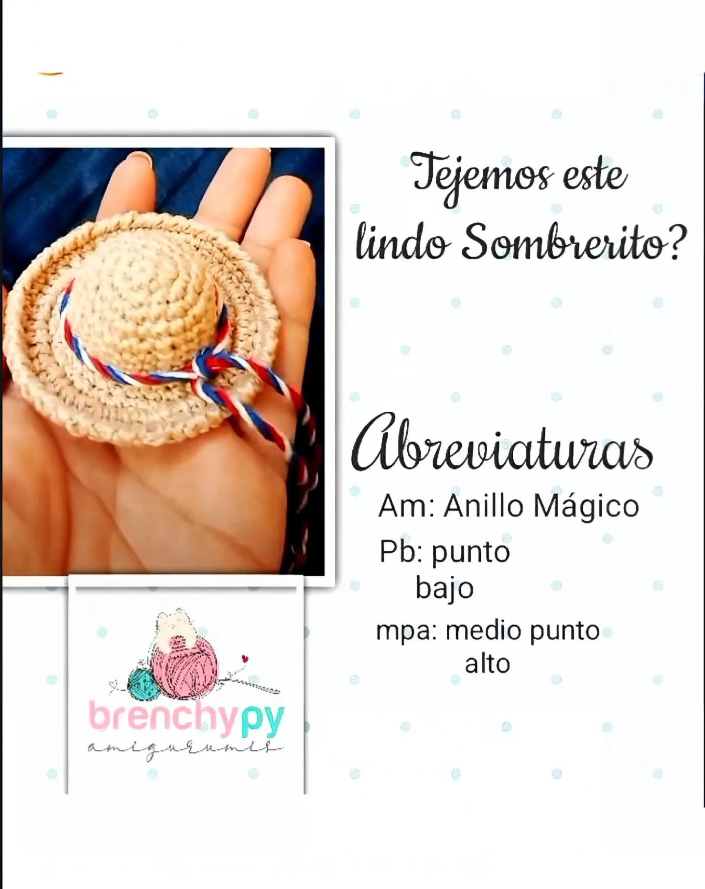 Patrón Gratuito Sombrerito Pirí: Tutorial Paso a Paso para Múñecas