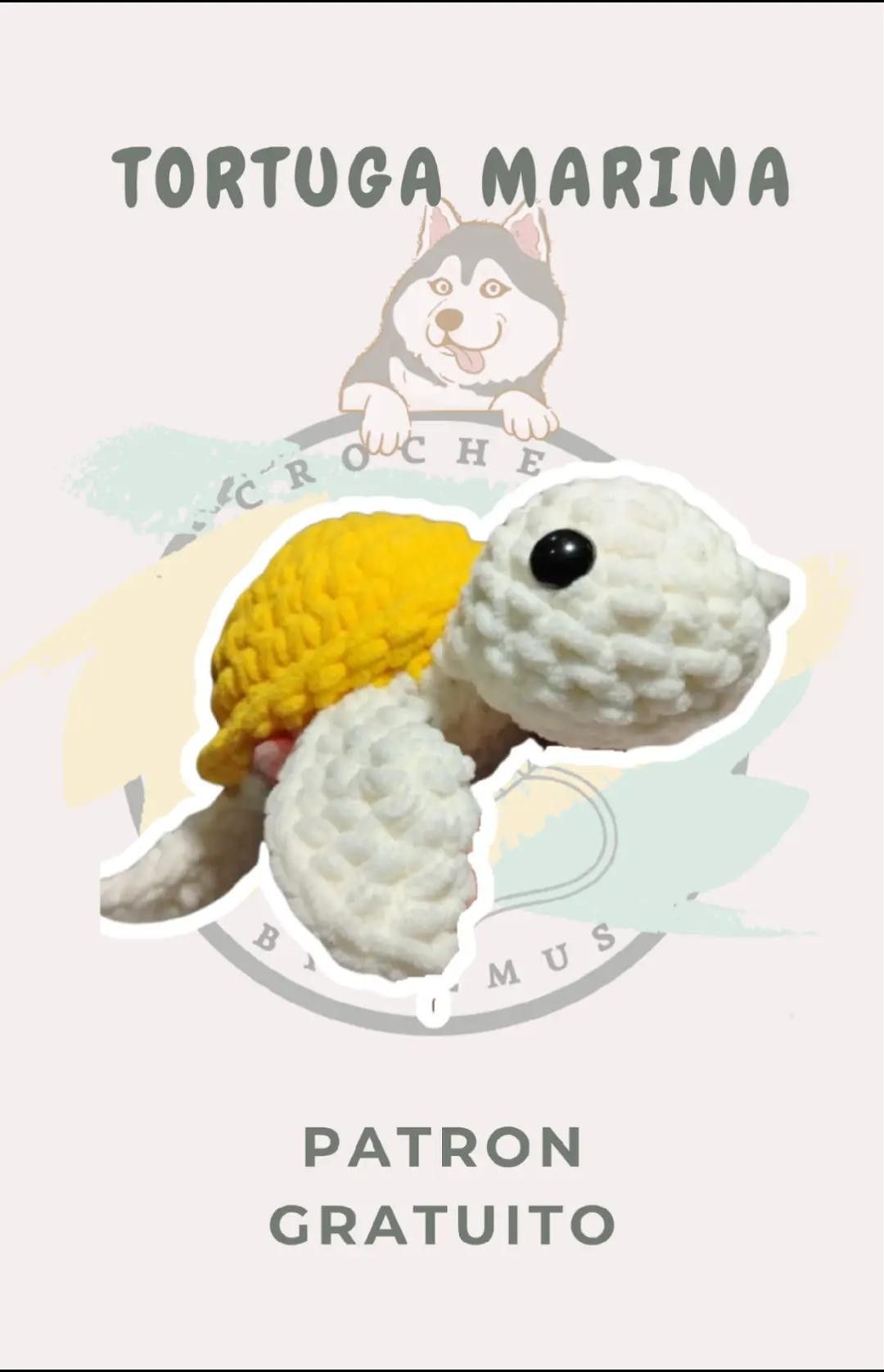 Patrón Gratuito Tortuga Marina Móc Len Chenille