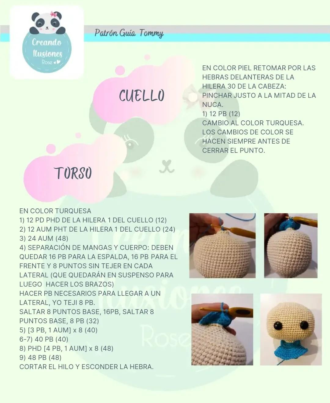 Patrón Guía Amigurumi Tommy Rugrats - Tejer a Crochet