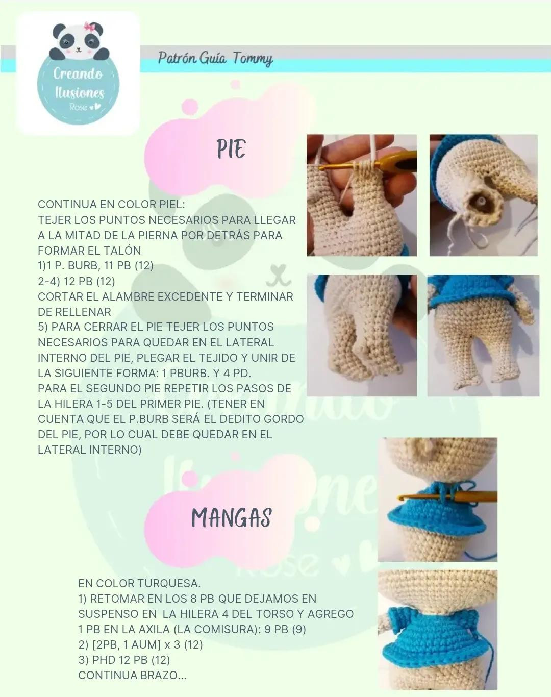 Patrón Guía Amigurumi Tommy Rugrats - Tejer a Crochet