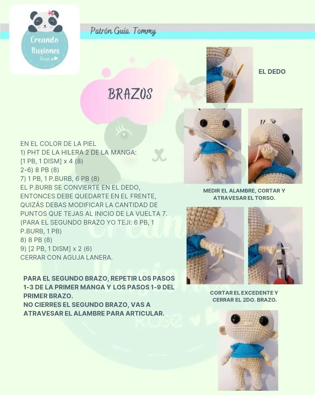 Patrón Guía Amigurumi Tommy Rugrats - Tejer a Crochet