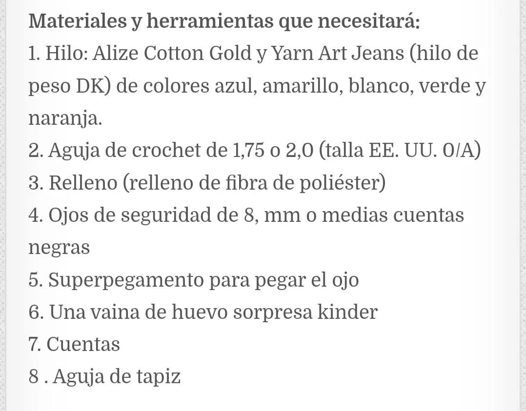 Patrón Libre Amigurumi Búho Sonajero Amarillo y Azul