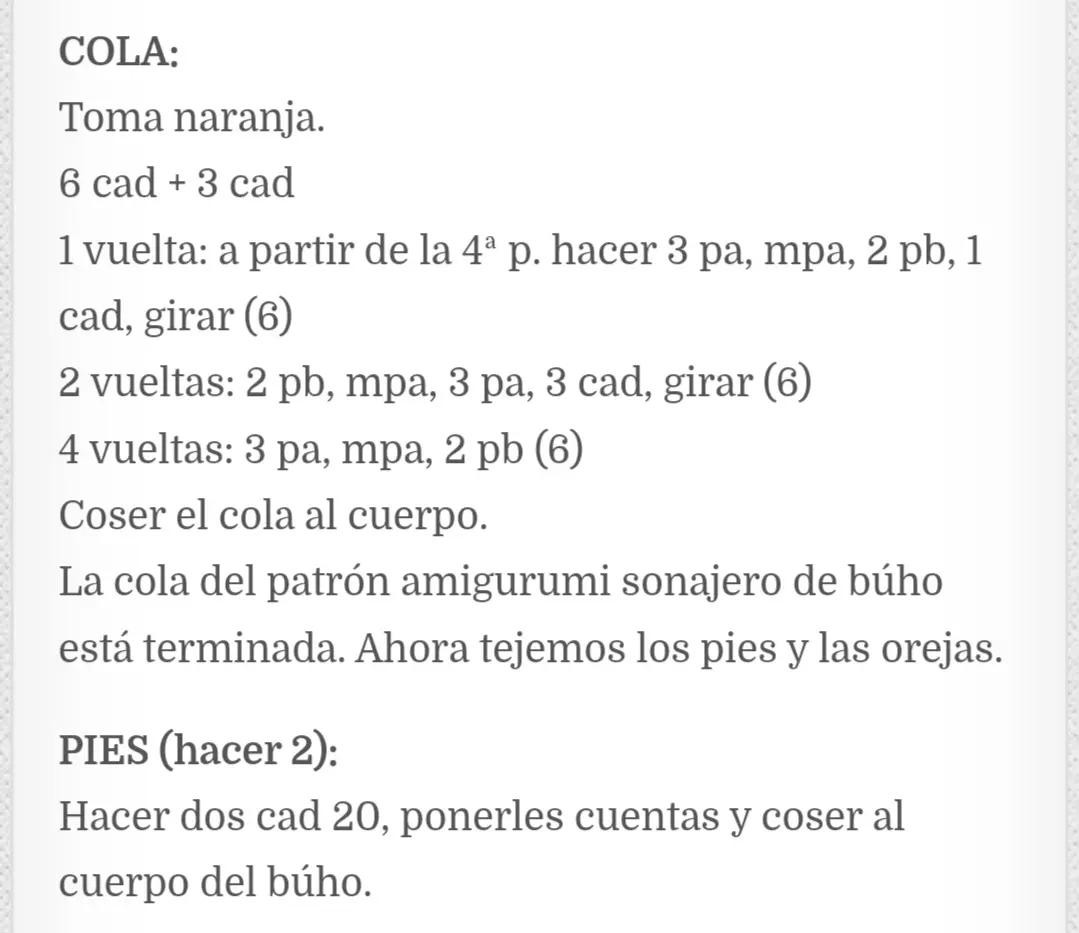 Patrón Libre Amigurumi Búho Sonajero Amarillo y Azul