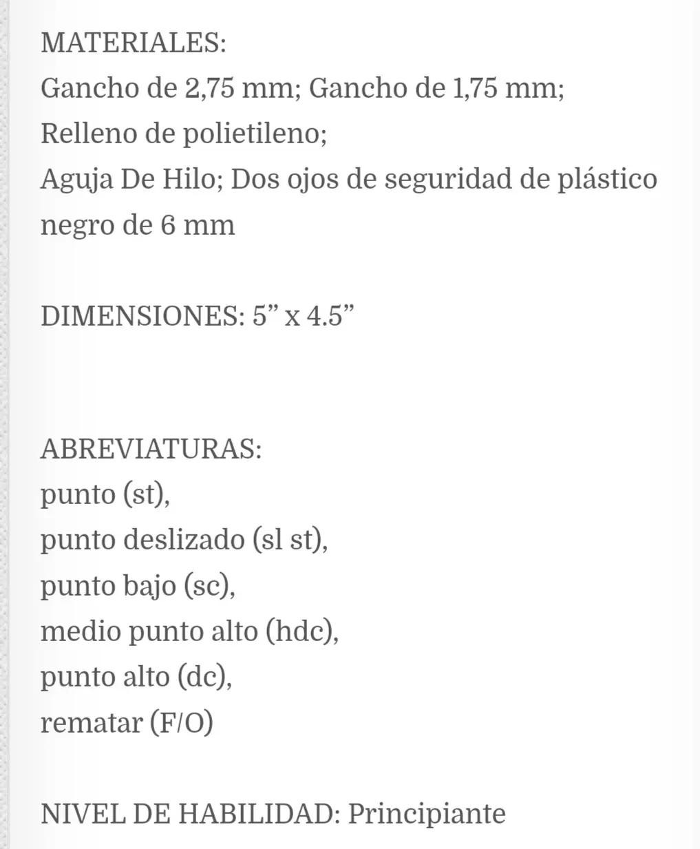 Patrón libre Amigurumi hombre de jengibre con hilo beige, blanco y rojo