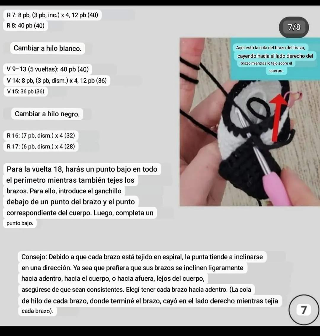 Patrón Libre de Mini Pandas Móc Len: Gấu Panda, Gấu Xám và Gấu Hồng