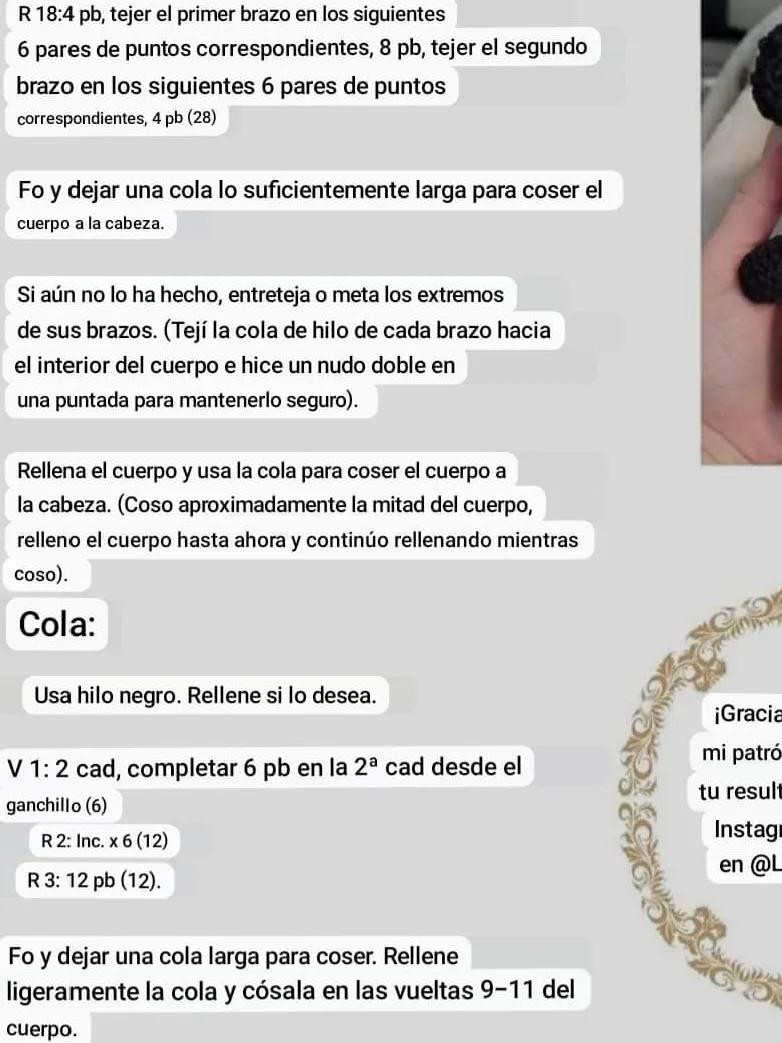 Patrón Libre de Mini Pandas Móc Len: Gấu Panda, Gấu Xám và Gấu Hồng