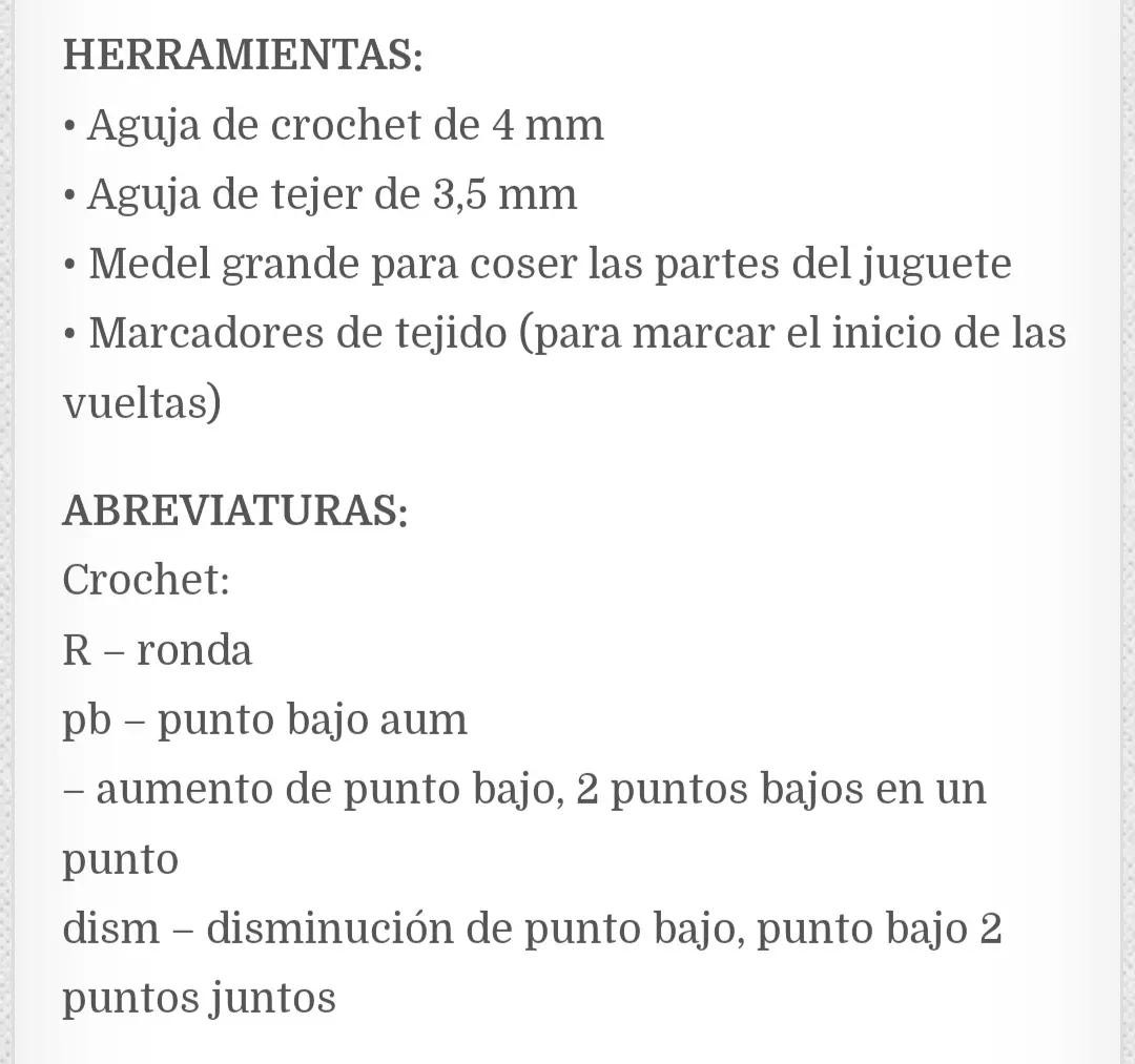 Patrón libre de osito de peluche Amigurumi con jersey