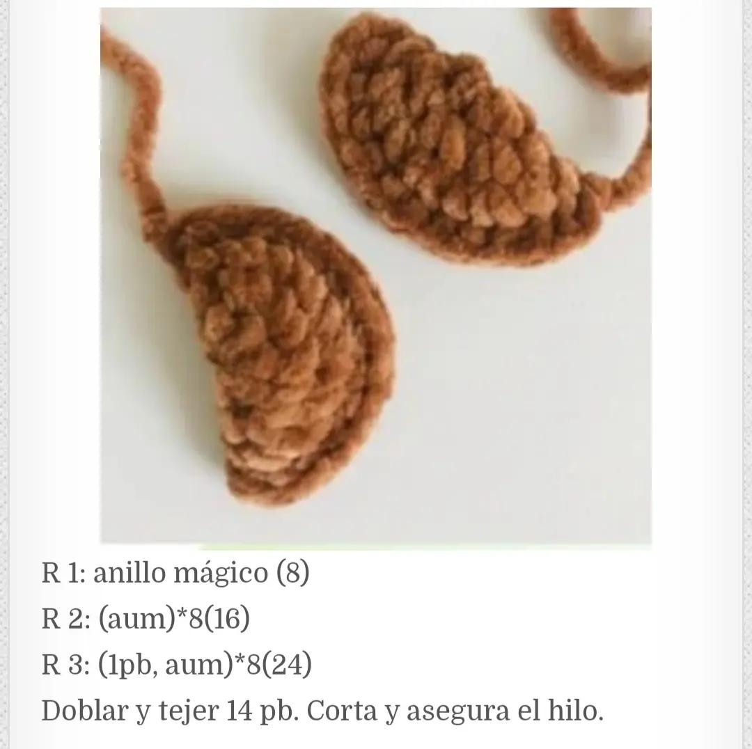 Patrón libre de osito de peluche Amigurumi con jersey