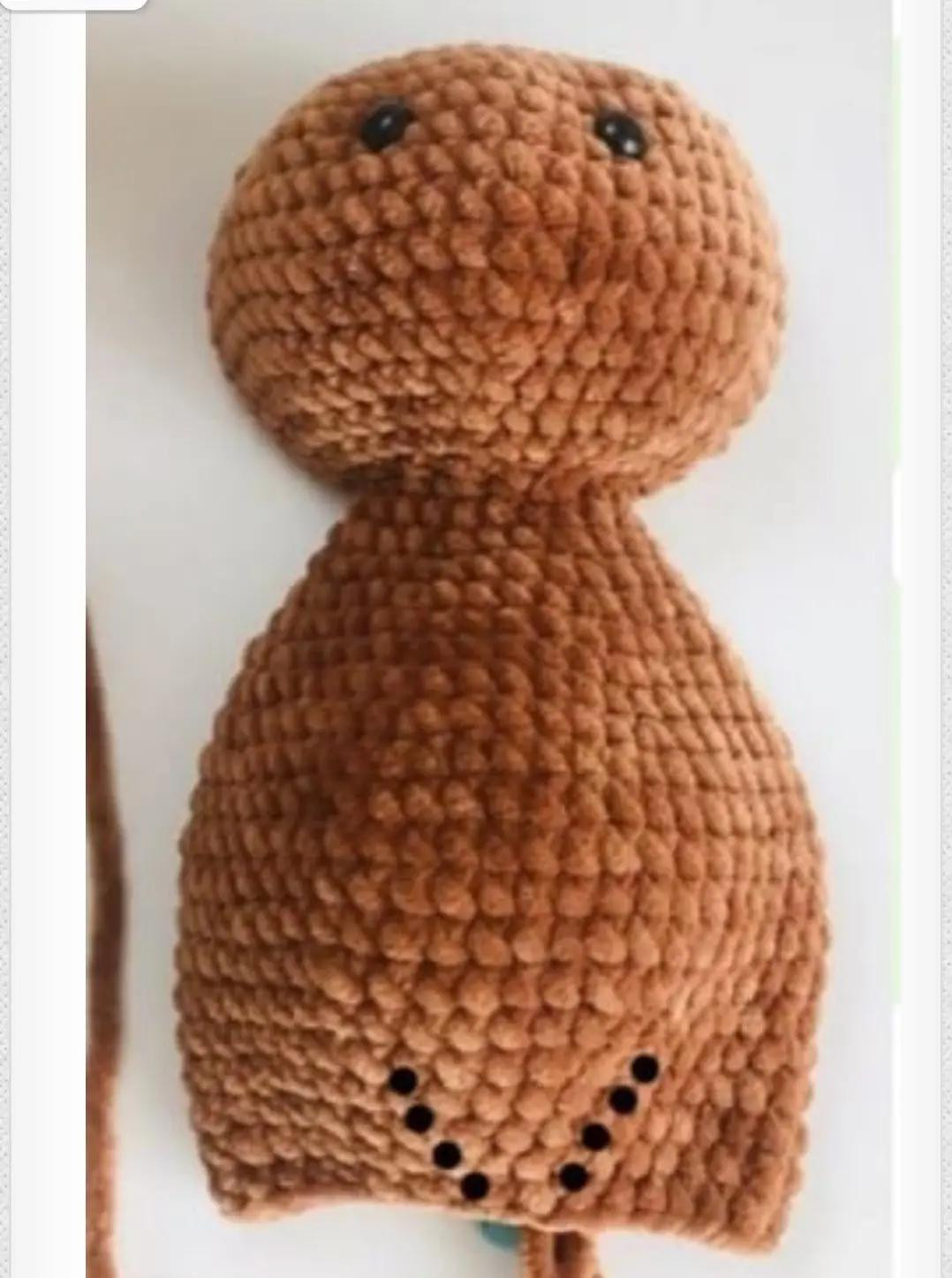 Patrón libre de osito de peluche Amigurumi con jersey