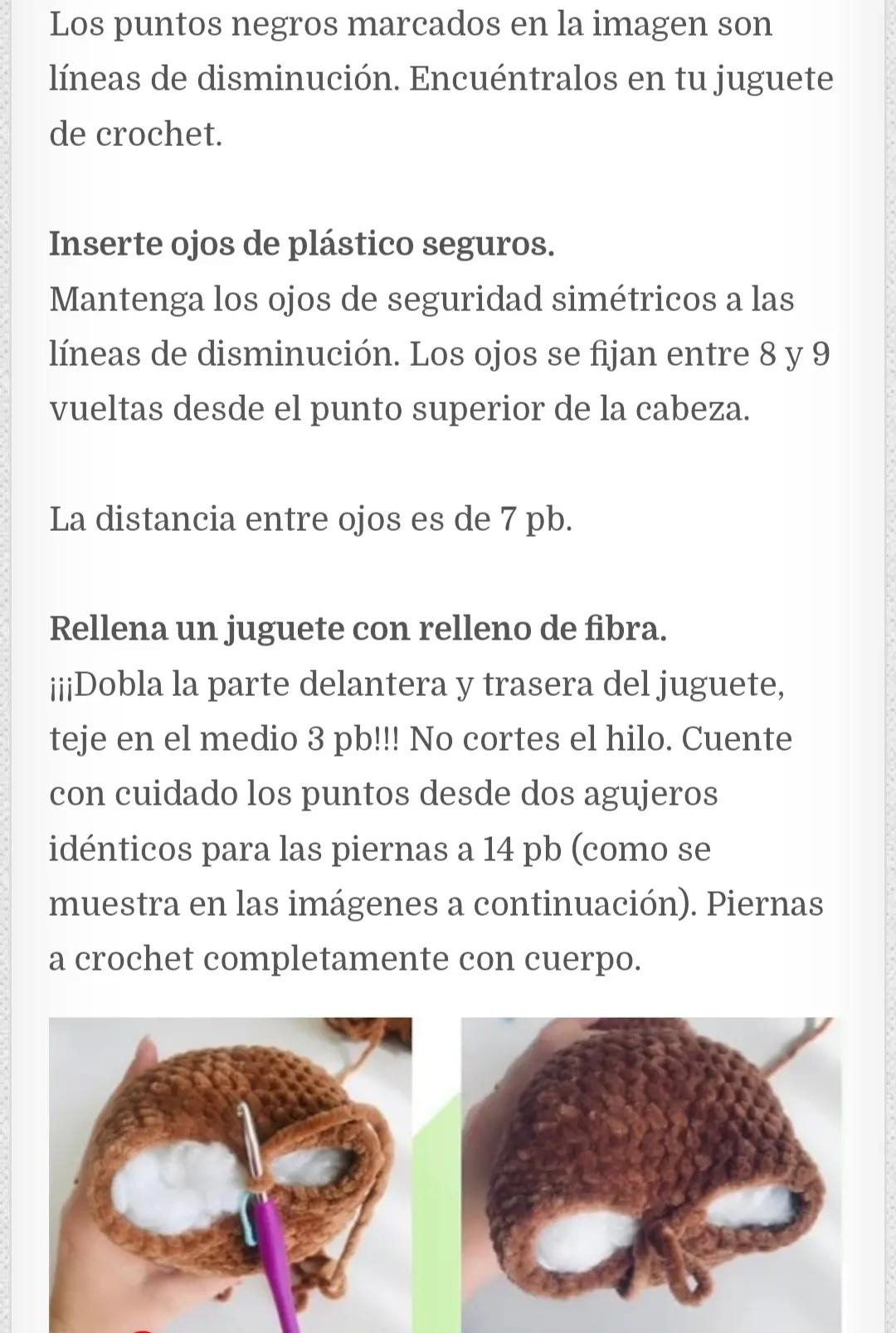 Patrón libre de osito de peluche Amigurumi con jersey