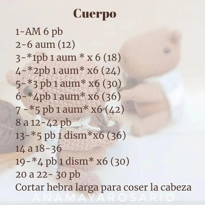 Patron Mini Capi: Guía de tejido amigurumi capibara