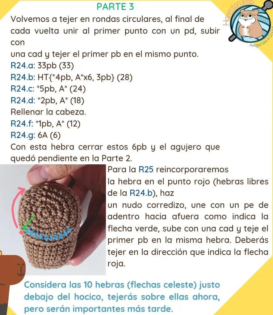 Patrón Móc Len Hamster Mặc Áo Capybara