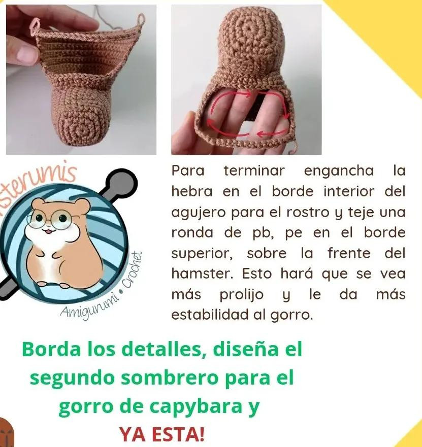 Patrón Móc Len Hamster Mặc Áo Capybara