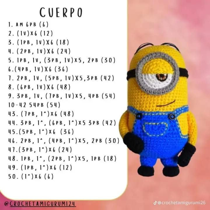 Patrón Móc Len Minion: Hướng Dẫn Chi Tiết Từng Phần