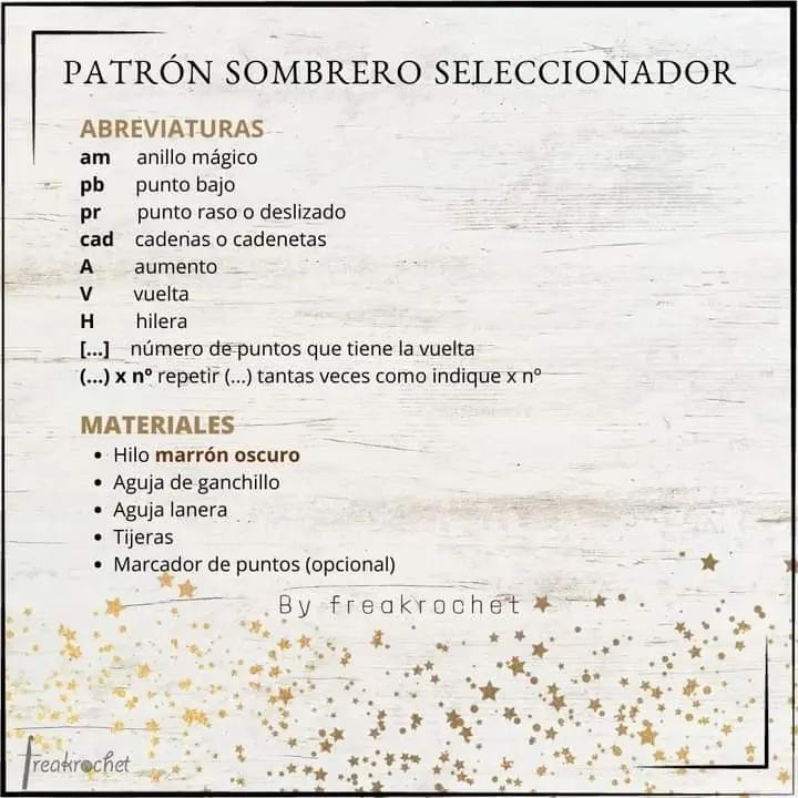 Patrón Móc Len Nón Nhà Phù Thủy Harry Potter