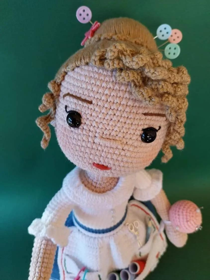 Patrón Muñeca Alfílera Tarro: Guía Paso a Paso