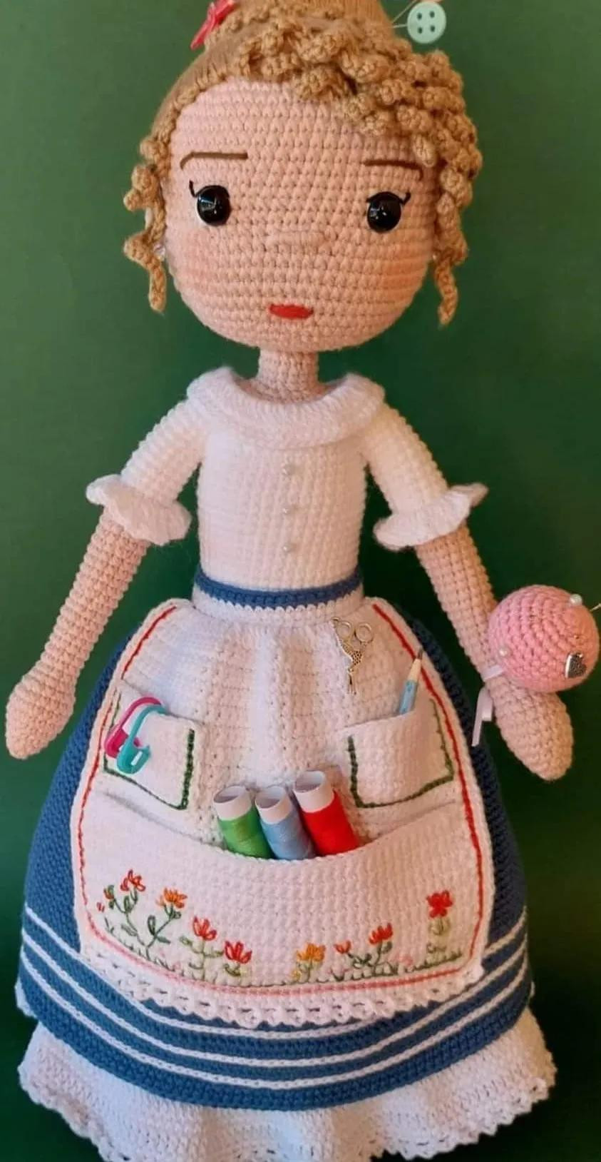 Patrón Muñeca Alfílera Tarro: Guía Paso a Paso