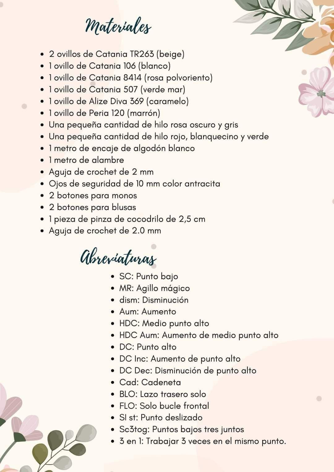 Patrón Muñeca Alina con canasta de cetas rojas