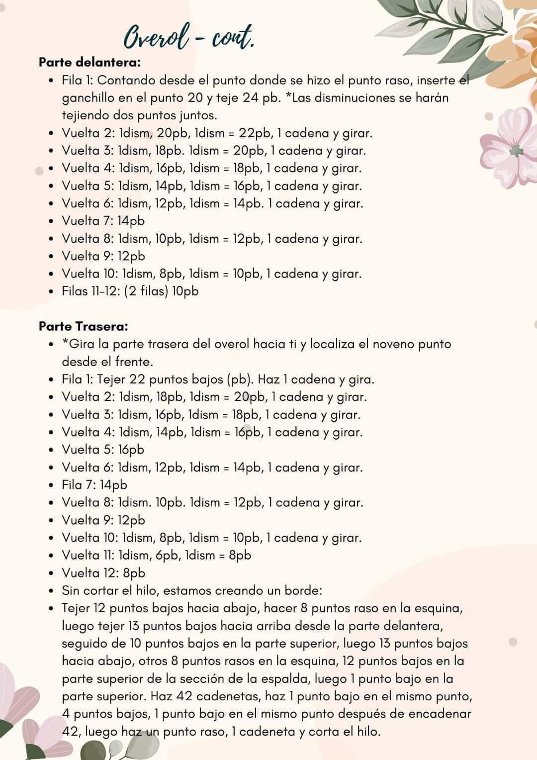 Patrón Muñeca Alina con canasta de cetas rojas