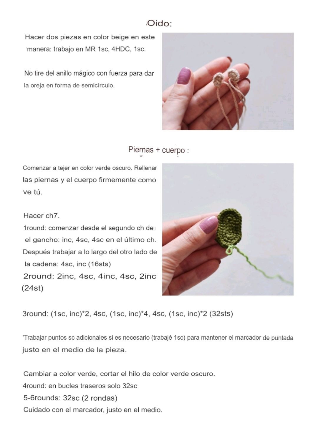 Patrón Muñeca Amigurumi con Pelo Rizado y Overol Rosa