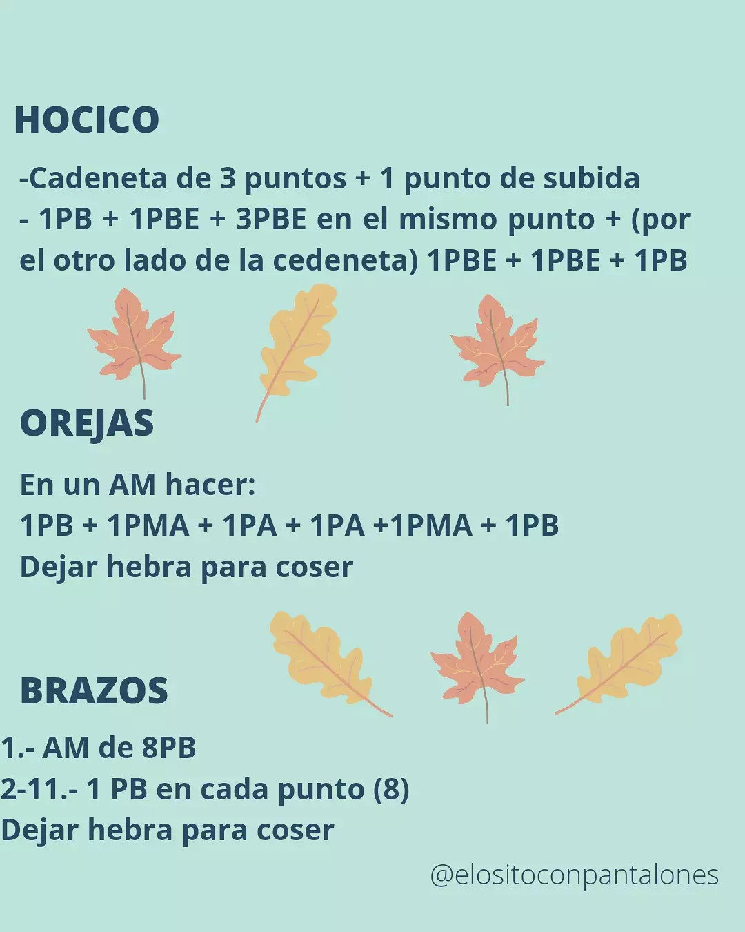 Patrón Osito Marrón: Tutorial completo de ganchillo para hacer un oso amigurumi con hilo de algodón y materiales sencillos