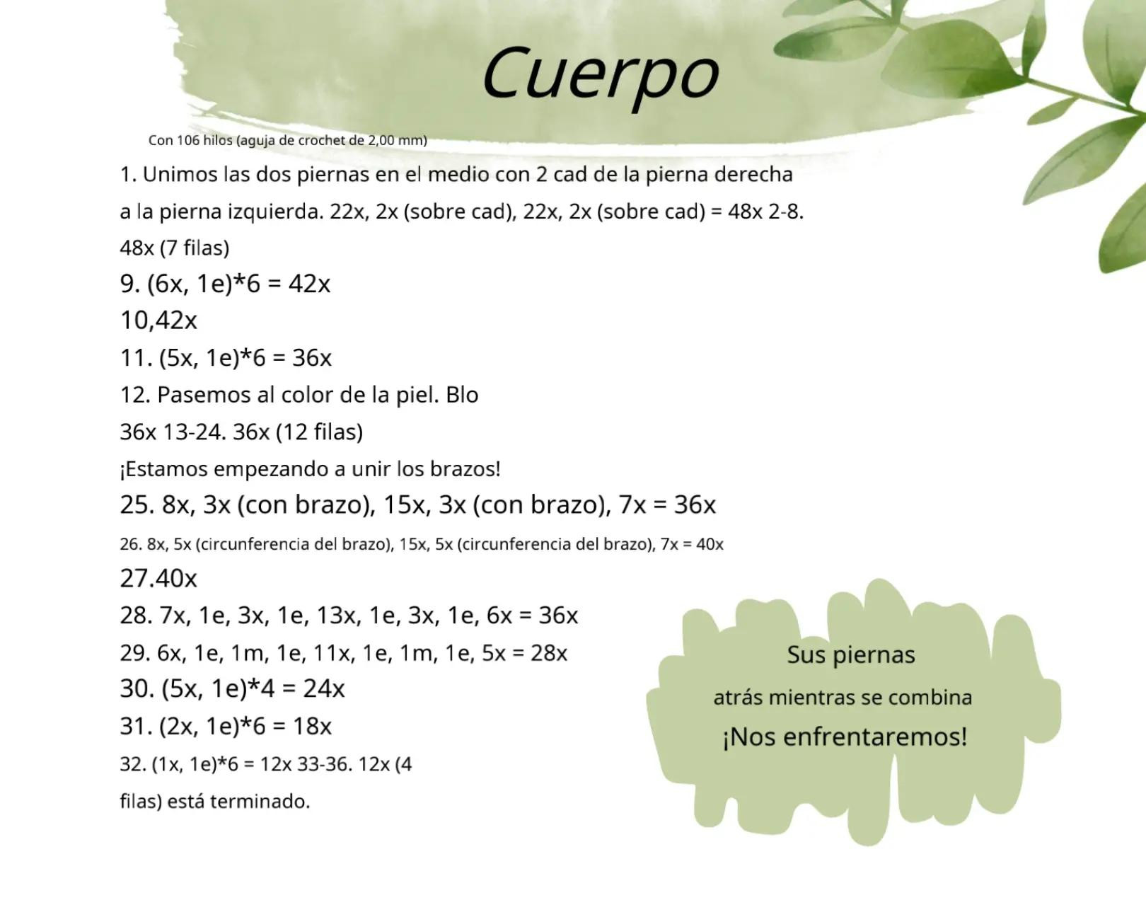 Patrón paso a paso para muñeca amigurumi Jayla con vestido rosa y flores