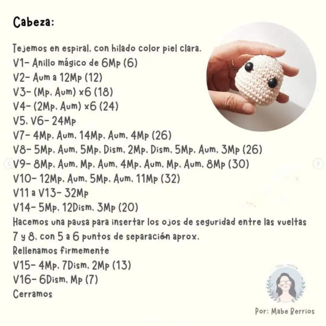 Patrón Porco Rosso Amigurumi: Guía de materiales y pasos detallados para cabeza, gorro y lentes