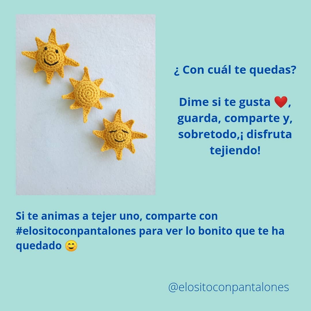 Patrón Sol Amigurumi: Tutorial paso a paso para tejer un sol amarillo con ganchillo
