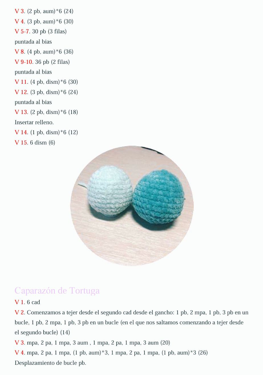 Patron Tortuga Amigurumi Facil PDF Gratis