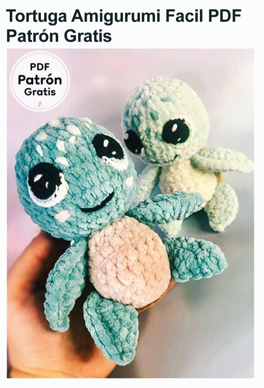 Patron Tortuga Amigurumi Facil PDF Gratis