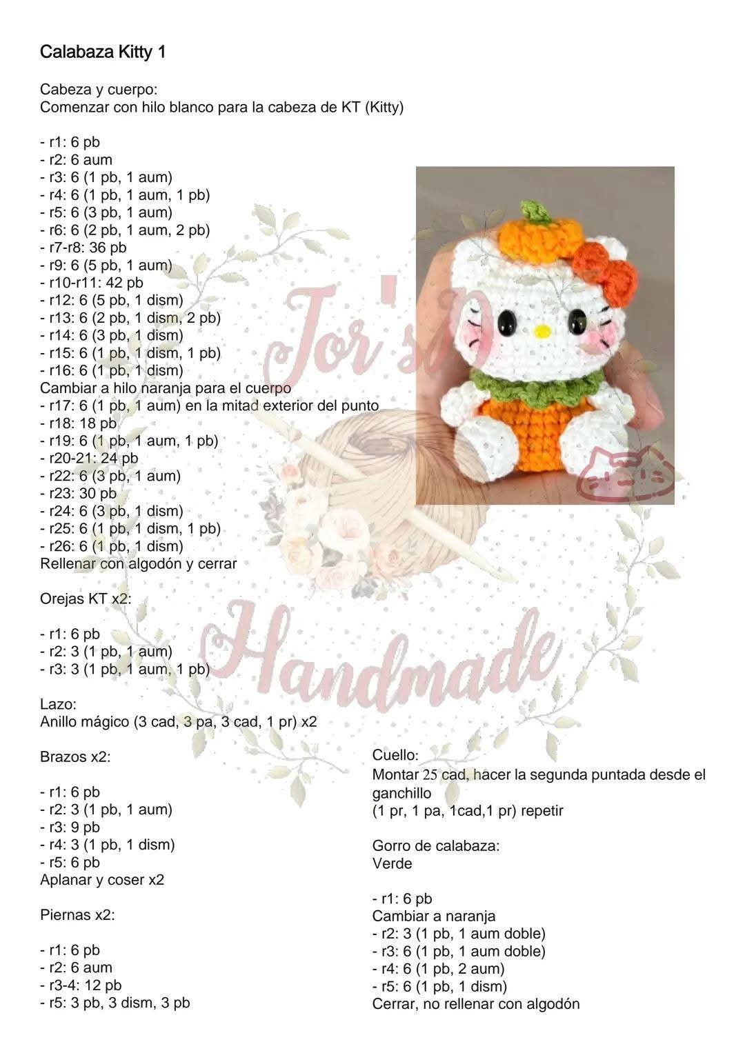 Patrones Amigurumi Halloween: Hello Kitty, Kuromi, Yu-Gi-Oh y más