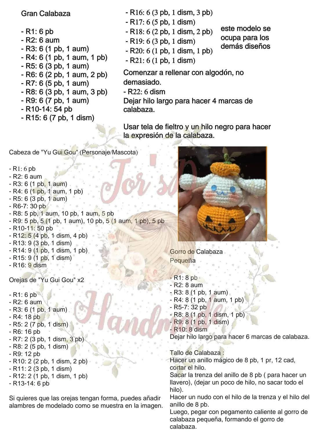 Patrones Amigurumi Halloween: Hello Kitty, Kuromi, Yu-Gi-Oh y más