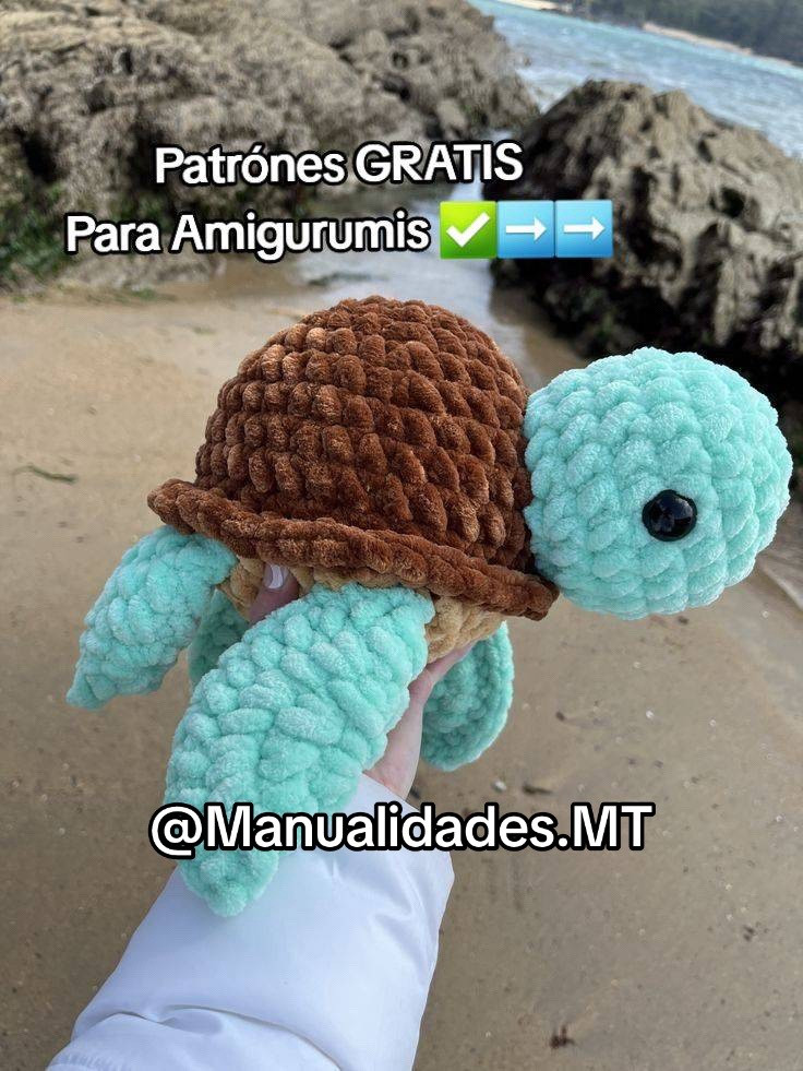 Patrones de amigurumi gratis: tortuga, ballena, axolotl y gato en taza