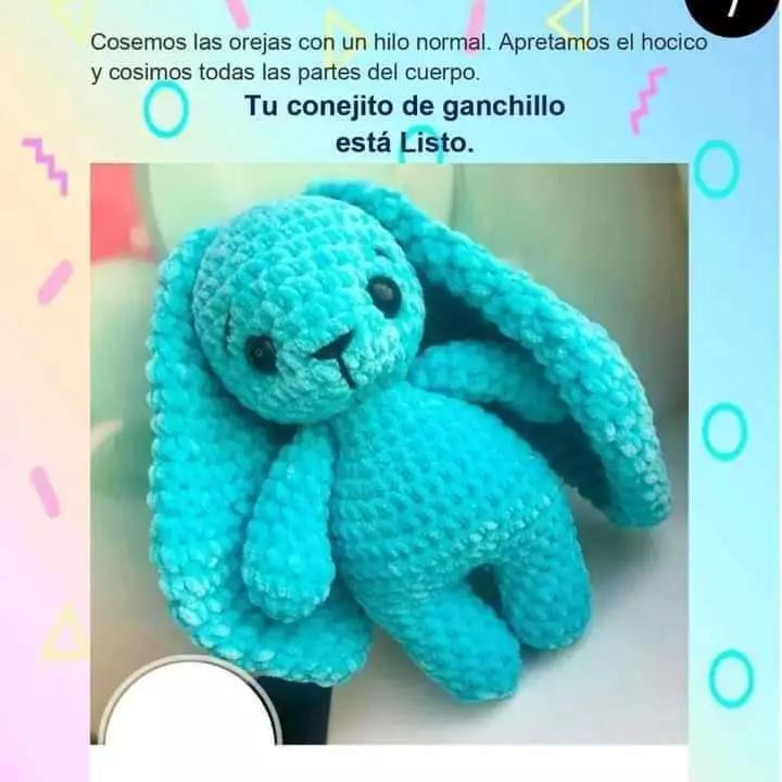 Patrones Gratis Conejo Bebé Amigurumi Paso a Paso