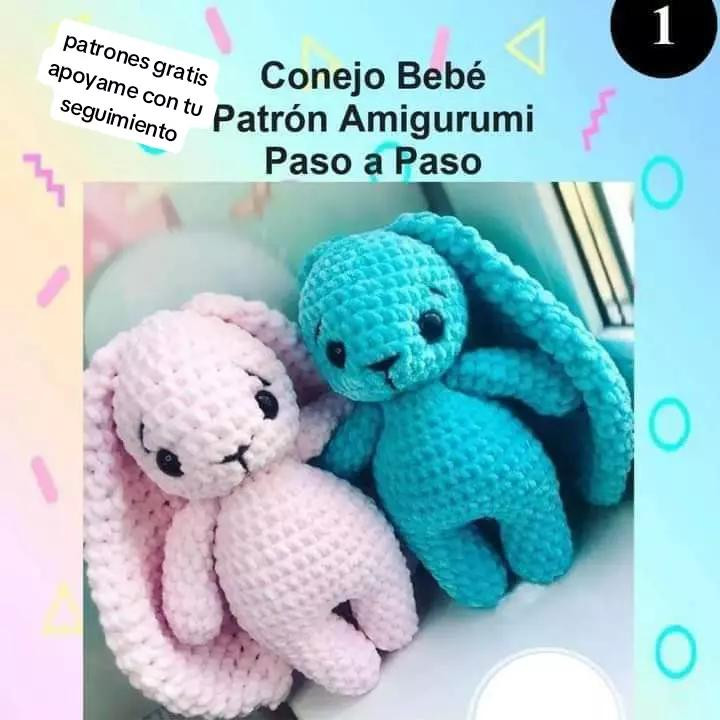 Patrones Gratis Conejo Bebé Amigurumi Paso a Paso