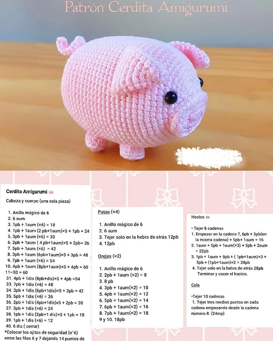 Patrones Gratis de Amigurumis: Minions, Baby Yoda, Cerdito, Osito y Pato